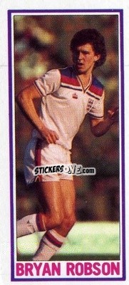 Sticker Bryan Robson - Footballers 1981-1982
 n. 117 - Topps