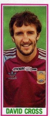 Sticker David Cross - Footballers 1981-1982
 n. 126 - Topps