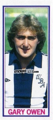 Sticker Gary Owen - Footballers 1981-1982
 - Topps