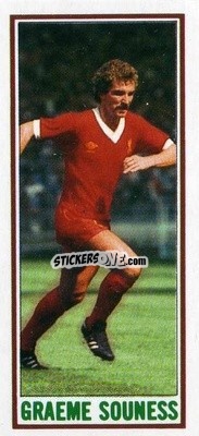 Sticker Graeme Souness - Footballers 1981-1982
 n. 49 - Topps