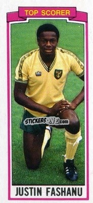 Sticker Justin Fashanu - Footballers 1981-1982
 - Topps