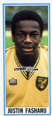 Sticker Justin Fashanu - Footballers 1981-1982
 n. 143 - Topps