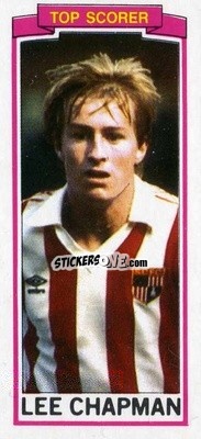 Sticker Lee Chapman - Footballers 1981-1982
 n. 159 - Topps