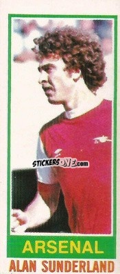 Sticker Alan Sunderland - Footballers 1980-1981
 n. 34 - Topps