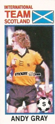 Sticker Andy Gray - Footballers 1980-1981
 n. 166 - Topps