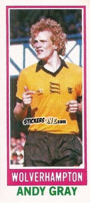 Sticker Andy Gray - Footballers 1980-1981
 n. 73 - Topps