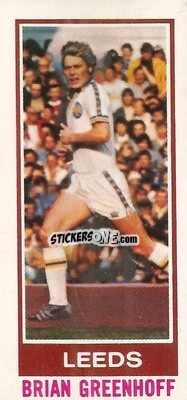Sticker Brian Greenhoff - Footballers 1980-1981
 - Topps