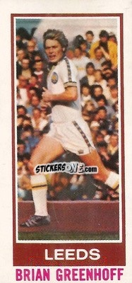 Cromo Brian Greenhoff - Footballers 1980-1981
 n. 98 - Topps