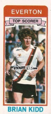 Sticker Brian Kidd - Footballers 1980-1981
 n. 60 - Topps
