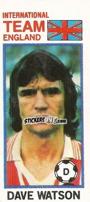 Sticker Dave Watson - Footballers 1980-1981
 n. 117 - Topps