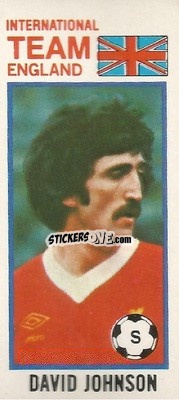 Sticker David Johnson - Footballers 1980-1981
 - Topps