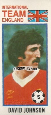 Cromo David Johnson - Footballers 1980-1981
 n. 109 - Topps