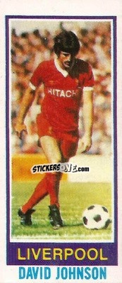 Sticker David Johnson - Footballers 1980-1981
 - Topps