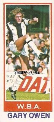 Sticker Gary Owen - Footballers 1980-1981
 - Topps