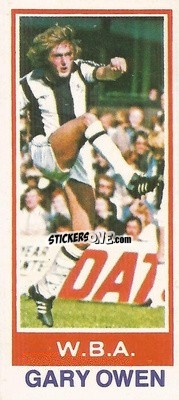 Cromo Gary Owen - Footballers 1980-1981
 n. 189 - Topps