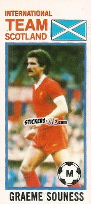 Sticker Graeme Souness - Footballers 1980-1981
 n. 170 - Topps