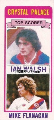 Sticker Ian Walsh / Mike Flanagan - Footballers 1980-1981
 n. 54 - Topps
