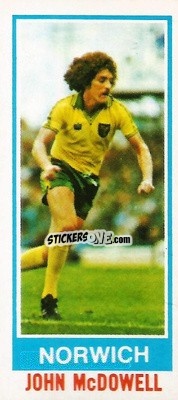 Sticker John McDowell - Footballers 1980-1981
 - Topps