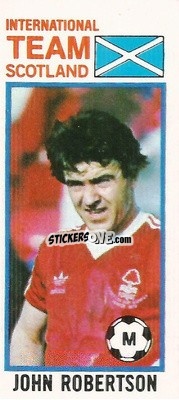 Sticker John Robertson - Footballers 1980-1981
 n. 158 - Topps