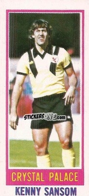 Sticker Kenny Sansom - Footballers 1980-1981
 n. 129 - Topps