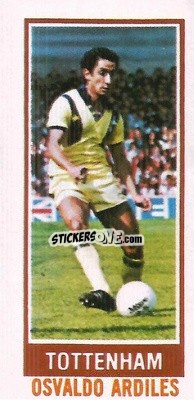 Figurina Osvaldo Ardiles - Footballers 1980-1981
 - Topps