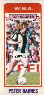 Sticker Peter Barnes - Footballers 1980-1981
 n. 51 - Topps