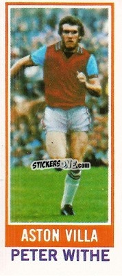 Sticker Peter With - Footballers 1980-1981
 - Topps