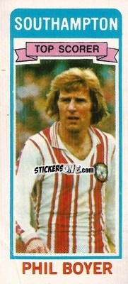 Sticker Phil Boyer - Footballers 1980-1981
 - Topps