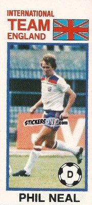 Sticker Phil Neal - Footballers 1980-1981
 n. 102 - Topps