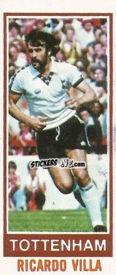 Sticker Ricardo Villa - Footballers 1980-1981
 - Topps