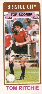 Sticker Tom Ritchie - Footballers 1980-1981
 n. 61 - Topps