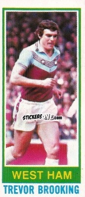 Sticker Trevor Brooking - Footballers 1980-1981
 n. 195 - Topps