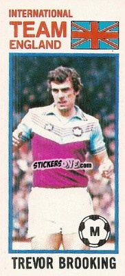 Sticker Trevor Brooking - Footballers 1980-1981
 n. 104 - Topps
