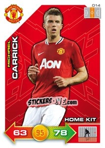 Sticker Michael Carrick - Manchester United 2011-2012. Adrenalyn Xl n. 14 - Panini