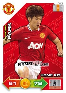 Sticker Ji-Sung Park - Manchester United 2011-2012. Adrenalyn Xl n. 17 - Panini