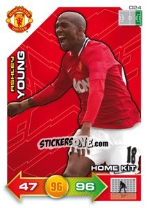 Cromo Ashley Young - Manchester United 2011-2012. Adrenalyn Xl - Panini