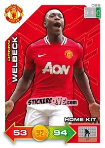 Cromo Danny Welbeck - Manchester United 2011-2012. Adrenalyn Xl - Panini