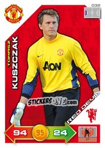 Sticker Tomasz Kuszczak - Manchester United 2011-2012. Adrenalyn Xl n. 32 - Panini