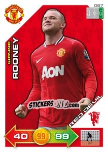 Sticker Wayne Rooney - Manchester United 2011-2012. Adrenalyn Xl n. 57 - Panini