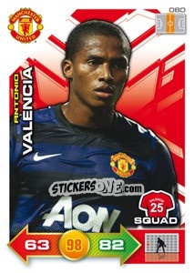 Sticker Antonio Valencia - Manchester United 2011-2012. Adrenalyn Xl - Panini