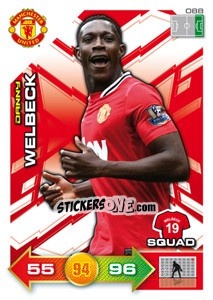 Sticker Danny Welbeck - Manchester United 2011-2012. Adrenalyn Xl - Panini