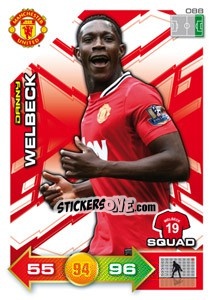 Sticker Danny Welbeck - Manchester United 2011-2012. Adrenalyn Xl n. 88 - Panini