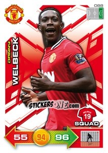 Figurina Danny Welbeck - Manchester United 2011-2012. Adrenalyn Xl - Panini