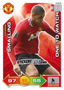 Sticker Chris Smalling - Manchester United 2011-2012. Adrenalyn Xl n. 93 - Panini