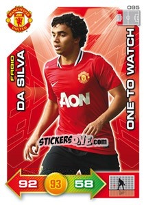 Sticker Fabio da Silva - Manchester United 2011-2012. Adrenalyn Xl n. 95 - Panini
