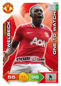 Sticker Danny Welbeck - Manchester United 2011-2012. Adrenalyn Xl n. 99 - Panini