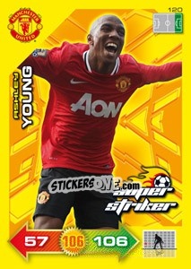 Figurina Ashley Young - Manchester United 2011-2012. Adrenalyn Xl - Panini