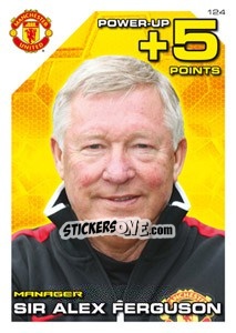 Sticker Manager - Sir Alex Ferguson - Manchester United 2011-2012. Adrenalyn Xl - Panini