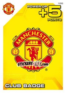 Cromo Club Badge - Manchester United 2011-2012. Adrenalyn Xl - Panini