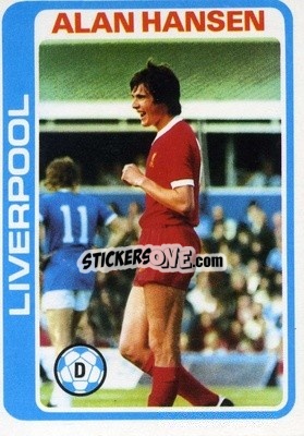 Sticker Alan Hansen - Footballers 1979-1980
 n. 43 - Topps